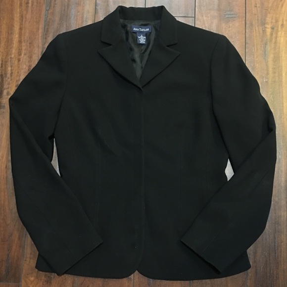 Ann Taylor Black Blazer Jacket Size 2 - Picture 1 of 7